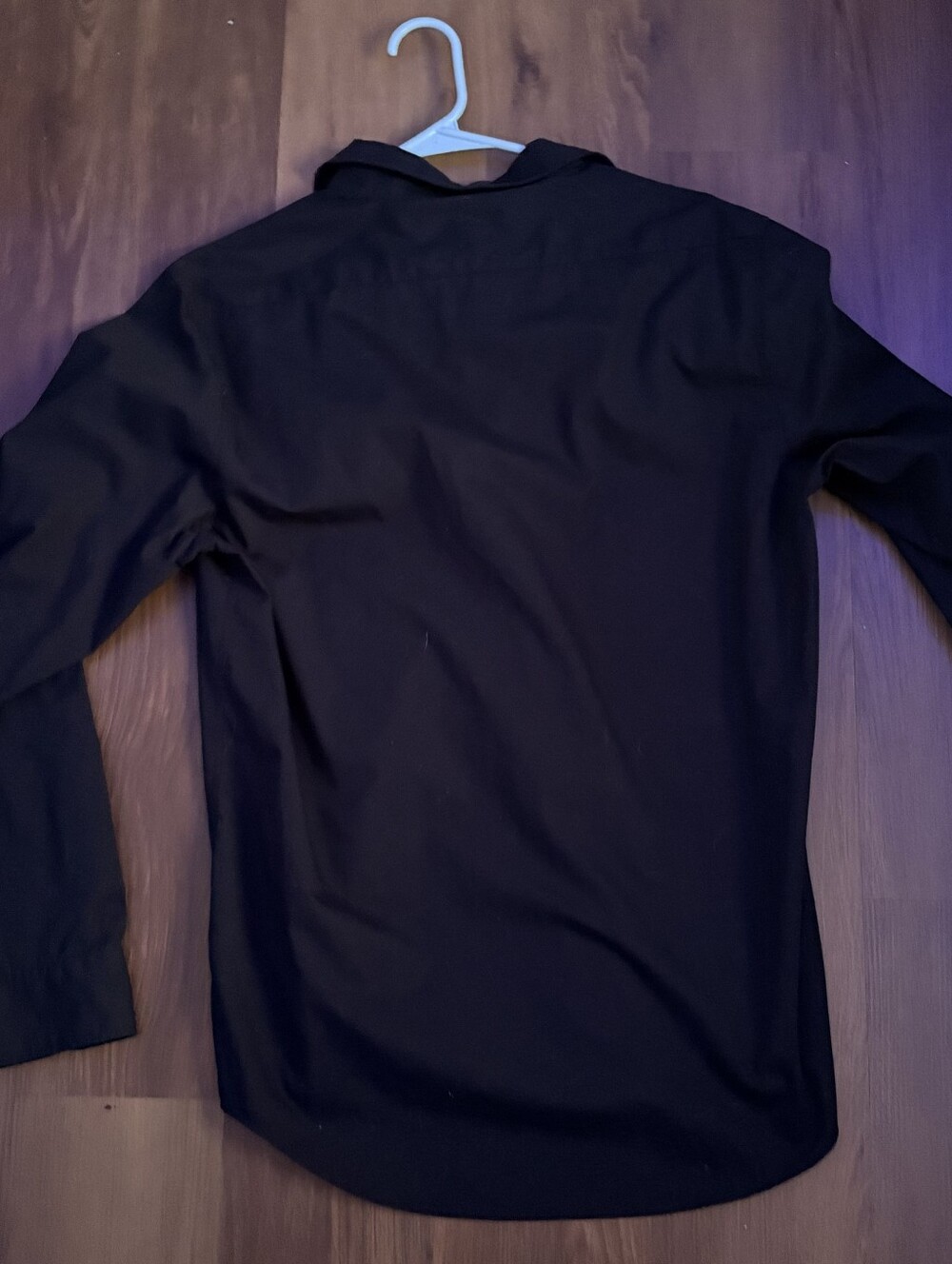 Beverly Hills Polo Club Black Long Sleeve Dress Shirt